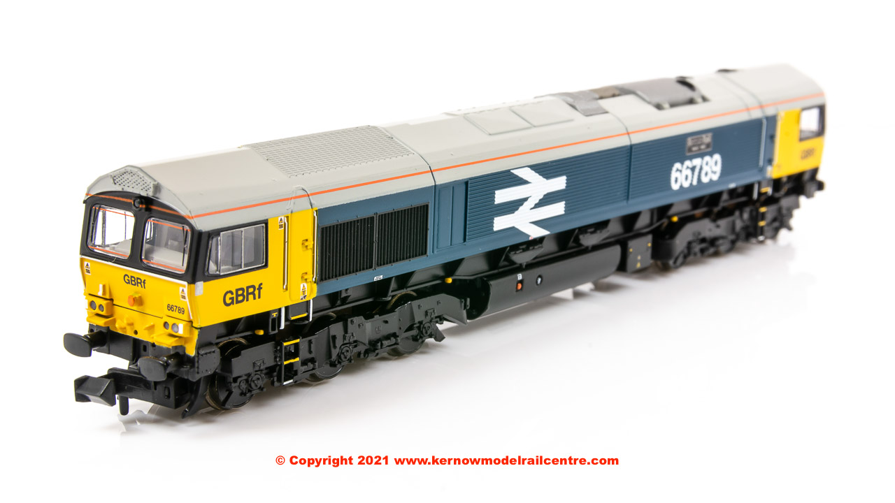 371-389 Graham Farish Class 66/7 Diesel number 66 789 "British Rail 1948-1997" GBRf BR Blue (Large Logo)